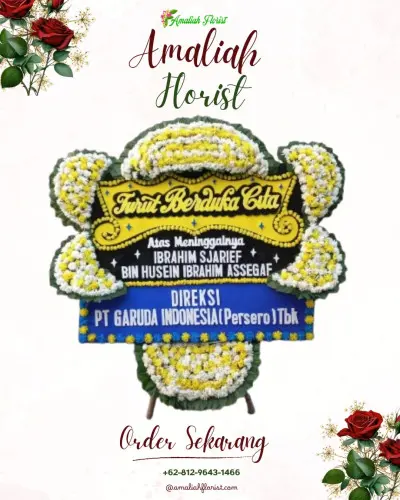 Papan Bunga Duka di Cikarawang