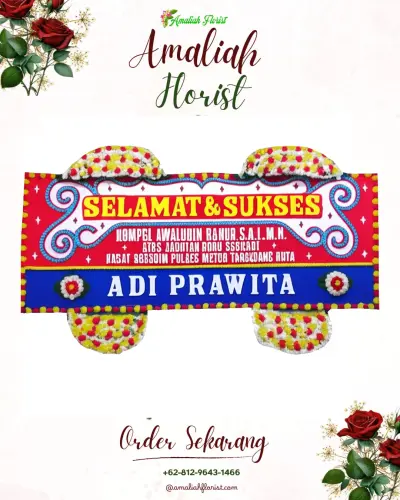 Karangan Bunga Ucapan Selamat di Cikarawang