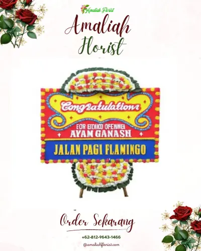 Bunga Papan Congratulation di Cikarawang